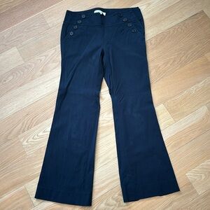 Loft Slacks with Side Buttons